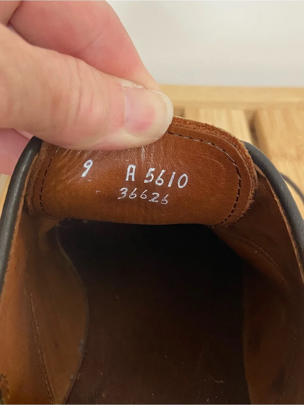Allen Edmonds Brown Leather Cap-Toe Oxfords